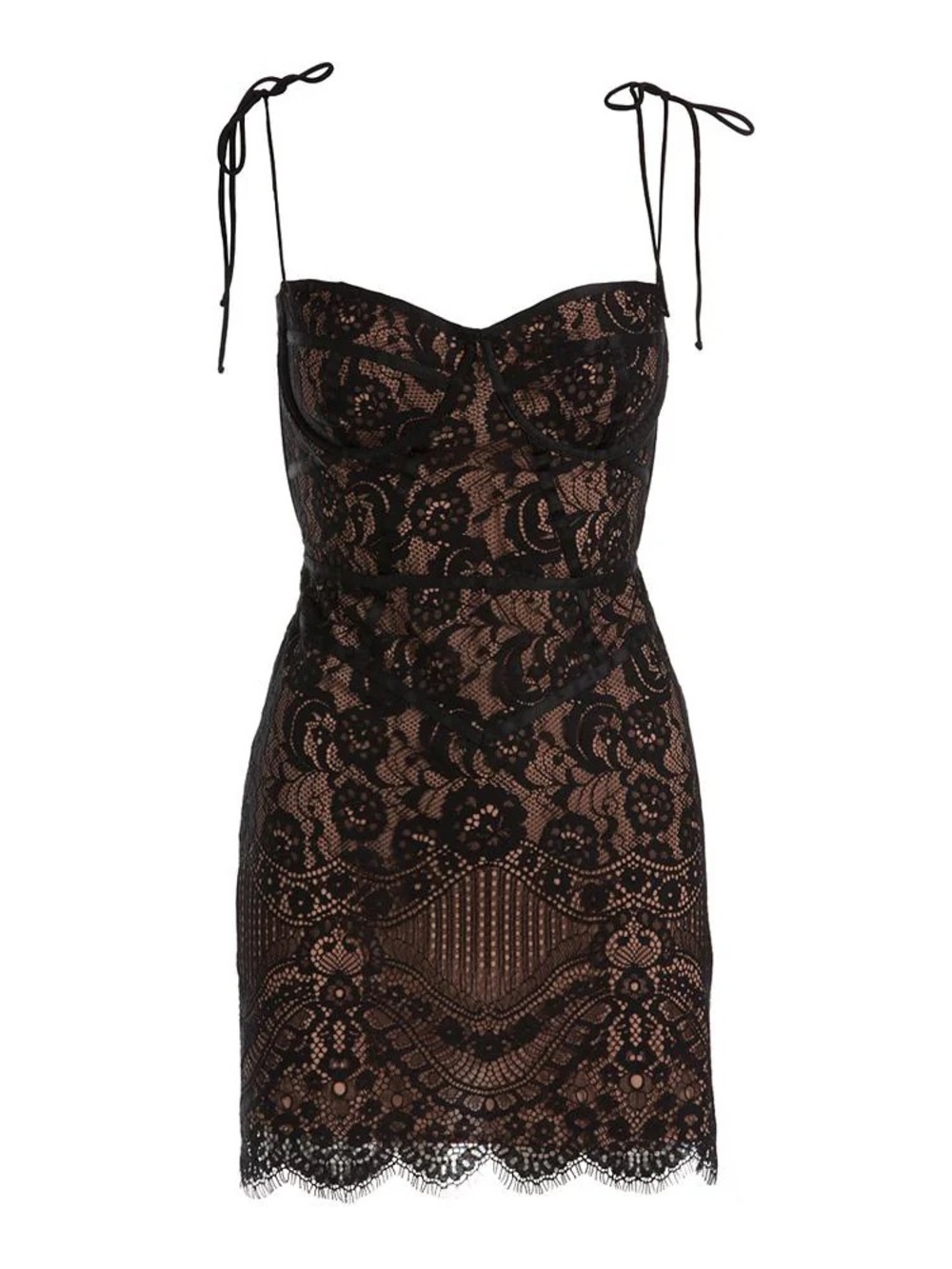 For Love & Lemons Tati Lace Corset Dress - Picture 3 of 8